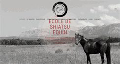Desktop Screenshot of ecole-de-shiatsu-equin.com